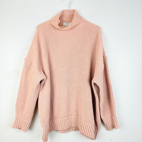 aerie Sweaters - Aerie Chunky Knit Oversized Cottagecore Croquet Preppy Hygge Sweater